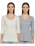 Women's Casual Slim Fit Thermal Top (Available in Plus Sizes)
