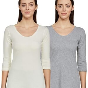 Women's Casual Slim Fit Thermal Top (Available in Plus Sizes)