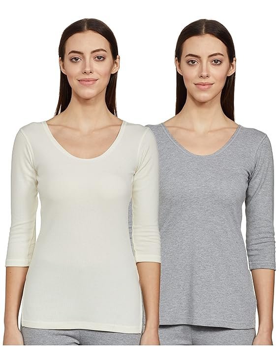 Women's Casual Slim Fit Thermal Top (Available in Plus Sizes)