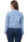 FUNDAY FASHION Womens Denim Standard Length Full Sleeve Solid Jacket