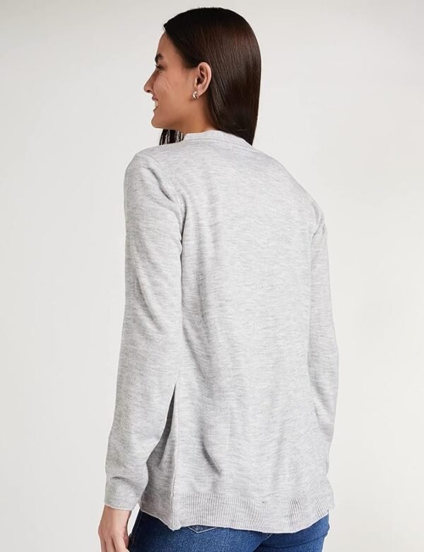 Symbol Women's Acrylic V Neck Regular Fit Cardigan Sweater (Available in Plus Sizes)