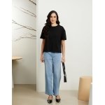 Symbol Premium Women's Super Soft Cotton Round Neck Solid T-Shirt (Stylish | Oversized Fit) (Available in Plus Sizes)