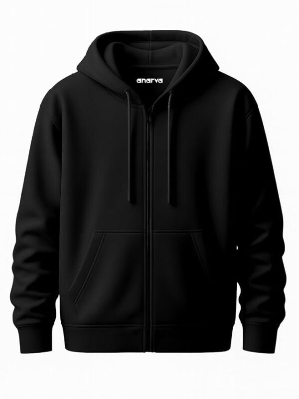 Anarva Women’s & Girls Zip-Up Hoodie – Soft Cotton Blend Fleece Jacket with Kangaroo Pockets & Drawstring Hood | Warm, Comfortable Casual Winter Wear for Daily Use, Travel & Outdoor