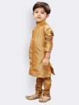 AJ DEZINES Boys Ethnic Kurta Pajama Set | Cotton Full Sleeve Chikankari Kurta with Sequins