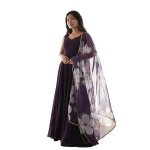 Fashion Basket Women's Georgette Anarkali Dress