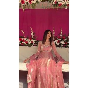 INDO ERA Women's Cotton Kurta and Pant with Dupatta Set