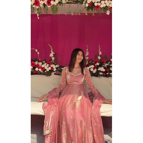 INDO ERA Women's Cotton Kurta and Pant with Dupatta Set