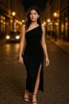 Women's Satin Evening Maxi Dress