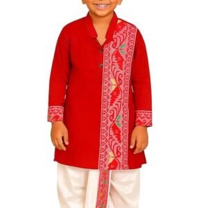 AJ DEZINES Kids Cotton Full Sleeve Kurta for Boys - Ethnic wear