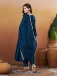 Wedani Rayon Anarkali Dress with Plazzo Pant for Women