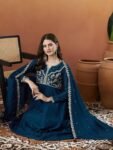 Wedani Rayon Anarkali Dress with Plazzo Pant for Women
