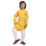 Pro-Ethic Style Developer Boy's Cotton Solid s Kurta Pajama For Kid'S Ethnic Wear | Kurta Pajama Set