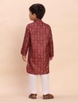 Pro-Ethic Style Developer Boys Heavy Cotton Printed Kurta and Pajama Set for Kid's Ethnic Wear