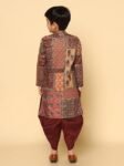 VASTRAMAY Boys Cotton Kurta Pyjama Set – Kantha Work Ethnic Wear for Janmashtami, Rakhi, Diwali & Festive Celebrations