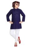 AJ DEZINES Kids Ethnic Wear Cotton Printed Kurta for Boys (Only Kurta)