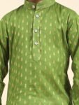 Pro-Ethic Style Developer Boy's Cotton Printed Kurta Pajama For Kid'S s Traditional Dress Kurta Pajama Set