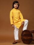 Pro-Ethic Style Developer Boy's Cotton Solid s Kurta Pajama For Kid'S Ethnic Wear | Kurta Pajama Set
